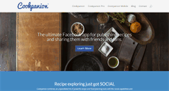 Desktop Screenshot of cookpanion.com
