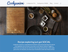 Tablet Screenshot of cookpanion.com